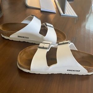 Birkenstock - Arizona Birko-Flor White Sandals